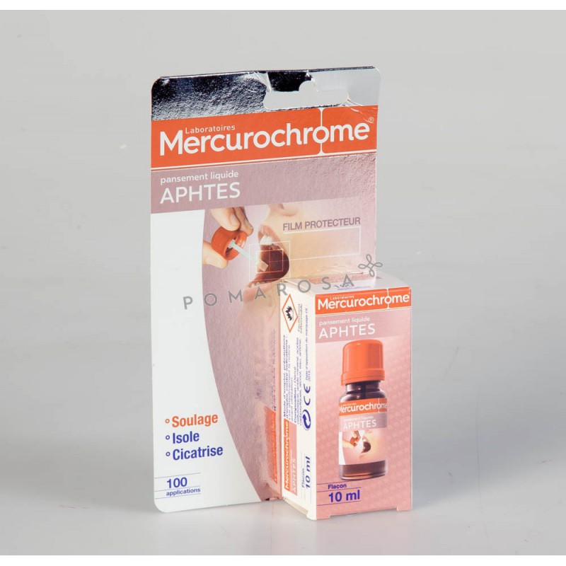 Mercurochrome, Pansement liquide crevasses